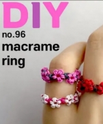DIY no.96 macrame ring