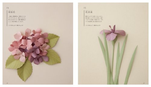 3D cut paper flowers: 43 pieces of four seasons blooming. Emiko Yamamoto