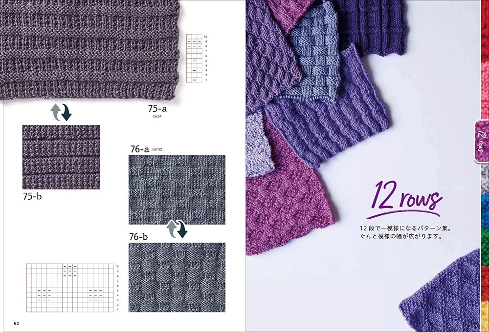 Pattern knitting front and back 120