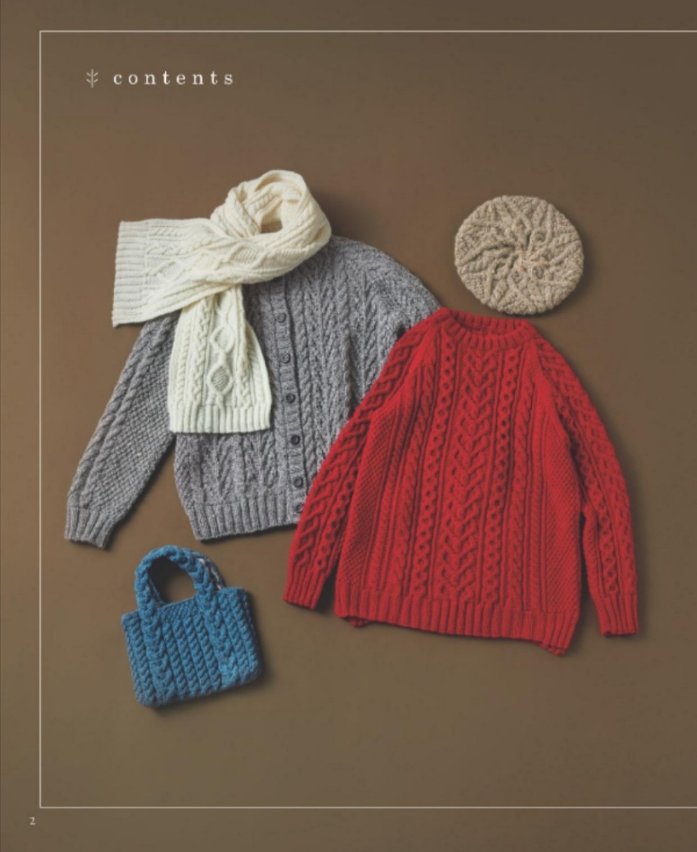 Aran pattern daily knit 